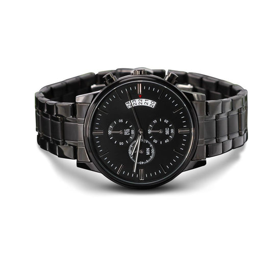 Black Chronography Watch