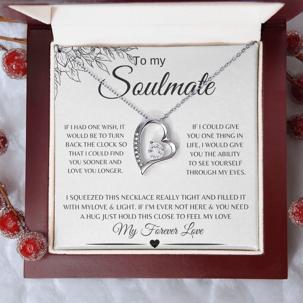 To My Soulmate | Forever Love Necklace