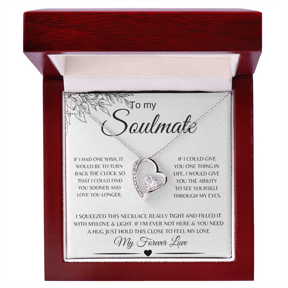 To My Soulmate | Forever Love Necklace