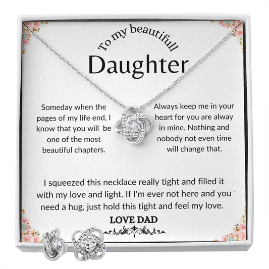 To My Beautiful Daughter | Love Dad | Love Knot