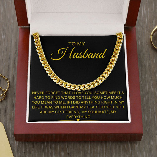 TO MY HUSBAND | CUBAN CHAIN
