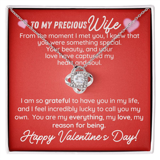 To My Precious Wife | Love Knot