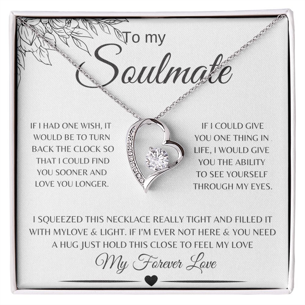 To My Soulmate | Forever Love Necklace