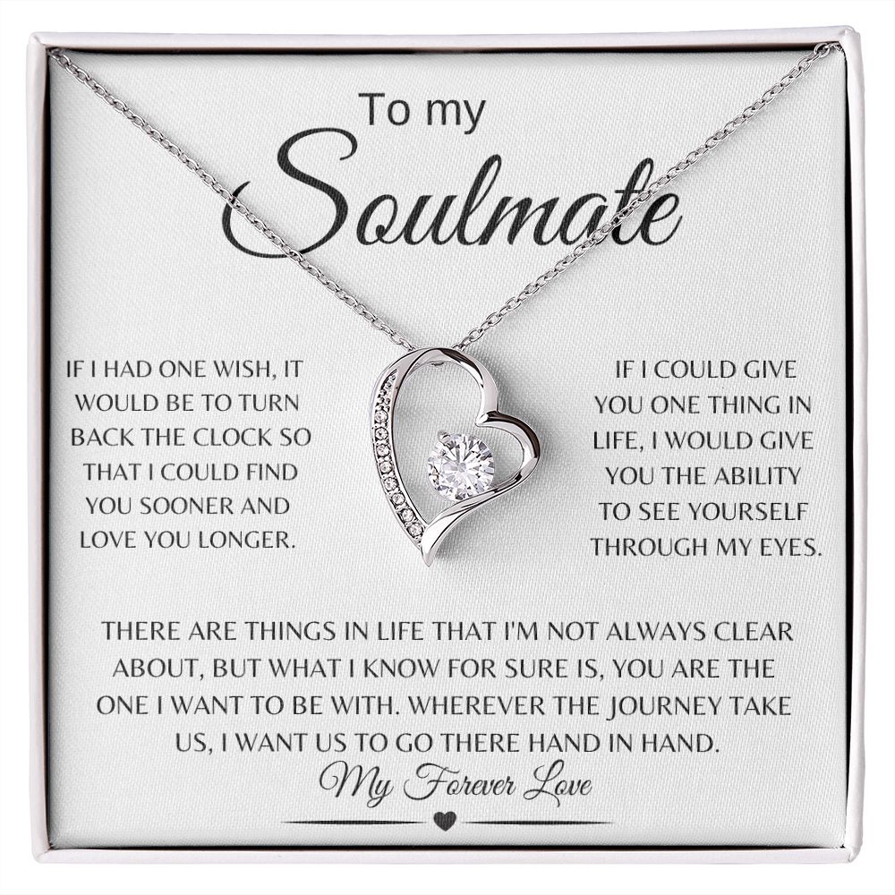 To My Soulmate | Forever Love Necklace