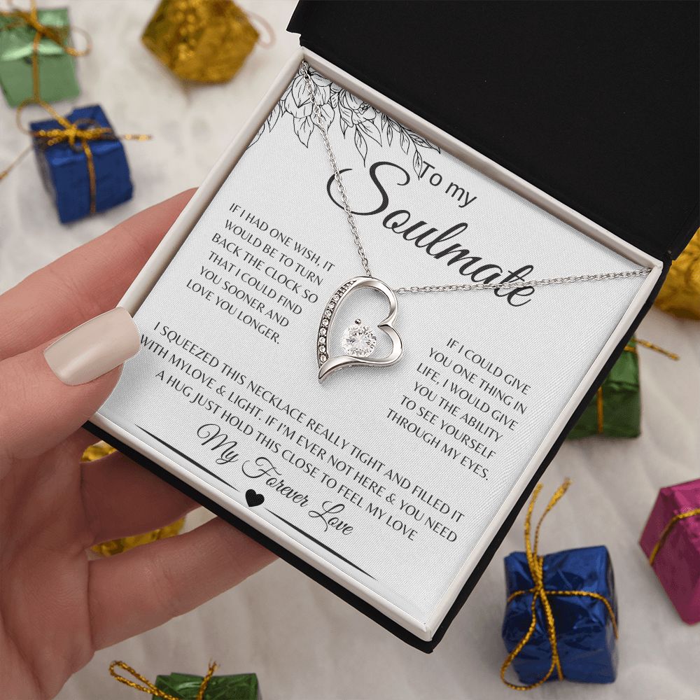 To My Soulmate | Forever Love Necklace