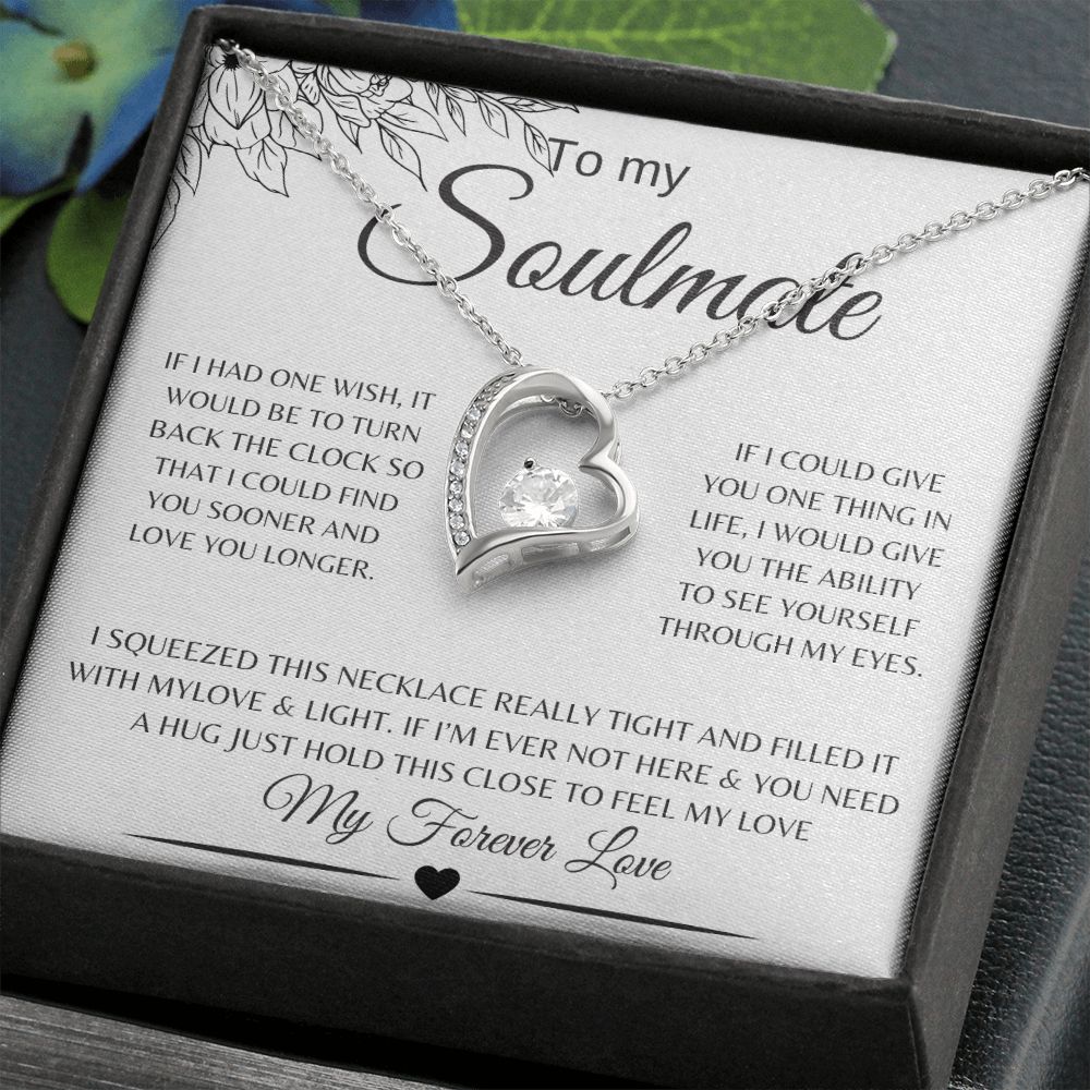 To My Soulmate | Forever Love Necklace