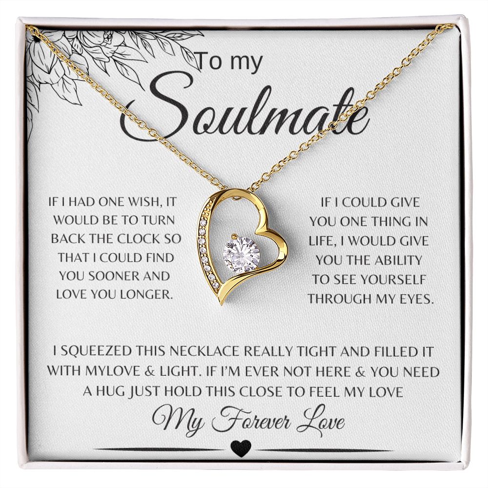 To My Soulmate | Forever Love Necklace