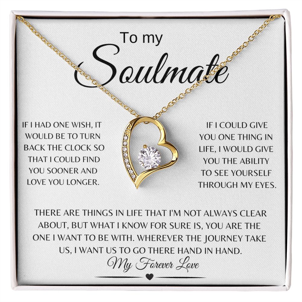 To My Soulmate | Forever Love Necklace