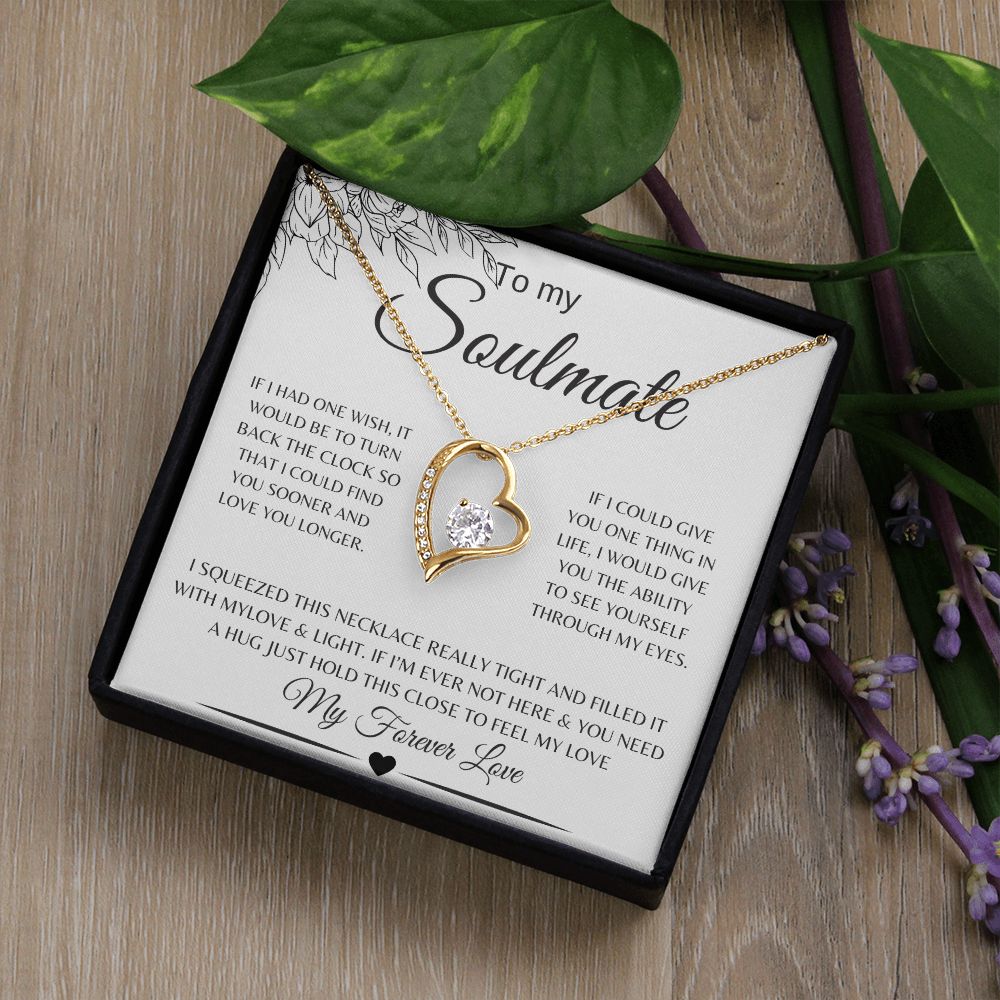 To My Soulmate | Forever Love Necklace