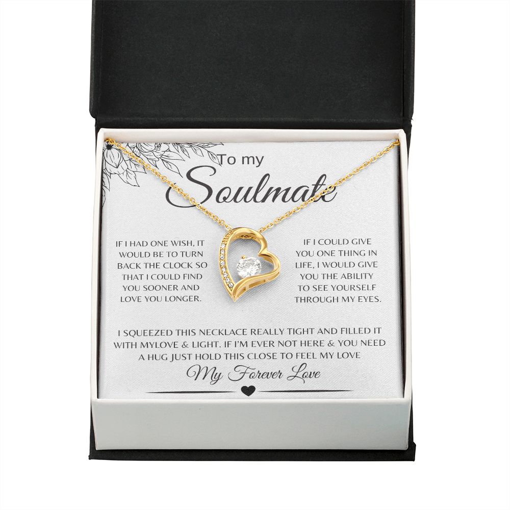 To My Soulmate | Forever Love Necklace
